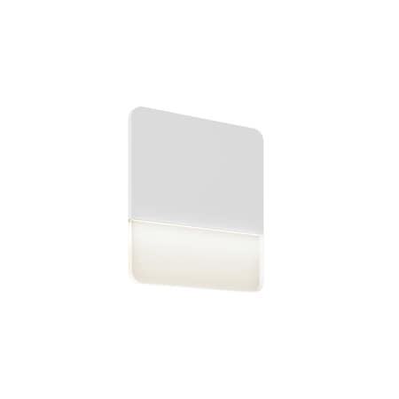 Dals 10 Inch Square Ultra Slim Wall Sconce SQS10-3K-WH